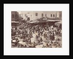 Busy Bazaar in Jaffa by Anonymous