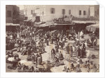Busy Bazaar in Jaffa by Anonymous