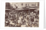 Busy Bazaar in Jaffa by Anonymous