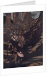 Hansel and Gretel in the Forest Illustration by Charles Robinson