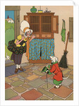 Old Mother Hubbard and Her Dog Illustration by William Donahey