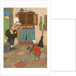 Old Mother Hubbard and Her Dog Illustration by William Donahey