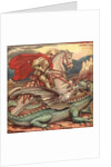 St. George and the Dragon Illustration by Anonymous