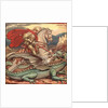 St. George and the Dragon Illustration by Anonymous