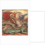 St. George and the Dragon Illustration by Anonymous