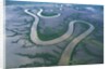 Meandering river in the Kimberley Region of Western Australia, aerial view by Anonymous
