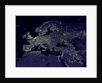 Europe at Night by Anonymous