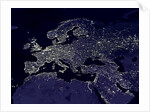 Europe at Night by Anonymous