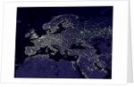 Europe at Night by Anonymous