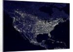 North America at Night by Anonymous