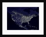 North America at Night by Anonymous