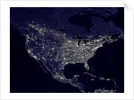 North America at Night by Anonymous