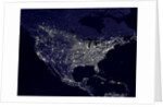 North America at Night by Anonymous