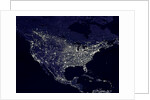North America at Night by Anonymous