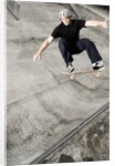 Skateboarder Performing Tricks by Anonymous