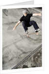 Skateboarder Performing Tricks by Anonymous