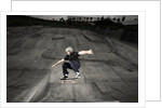 Skateboarder Performing Tricks by Anonymous