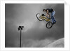 BMX Biker Performing Tricks by Anonymous