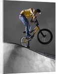 BMX Biker Performing Tricks by Anonymous