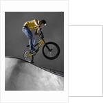 BMX Biker Performing Tricks by Anonymous