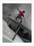 Skateboarder Performing Tricks by Anonymous