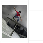 Skateboarder Performing Tricks by Anonymous
