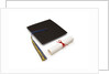 Mortarboard and Diploma by Anonymous