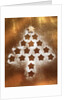 Outline of Christmas Cookies Arranged into Tree Shape by Anonymous