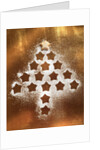Outline of Christmas Cookies Arranged into Tree Shape by Anonymous