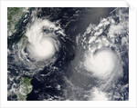 Typhoons Saomai and Bopha by Anonymous