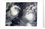 Typhoons Saomai and Bopha by Anonymous