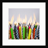 Burning Birthday Candles by Anonymous