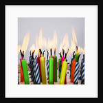 Burning Birthday Candles by Anonymous