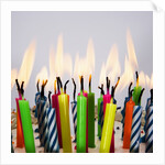 Burning Birthday Candles by Anonymous