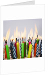Burning Birthday Candles by Anonymous