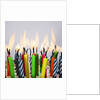 Burning Birthday Candles by Anonymous