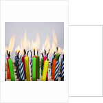 Burning Birthday Candles by Anonymous