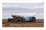 Spacecraft on the Way to Launch Pad by Anonymous