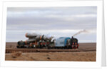 Spacecraft on the Way to Launch Pad by Anonymous