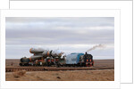 Spacecraft on the Way to Launch Pad by Anonymous