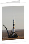 Soyuz Spacecraft on the Launch Pad by Anonymous