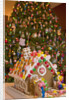 Gingerbread House and Christmas Tree by Anonymous
