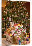 Gingerbread House and Christmas Tree by Anonymous