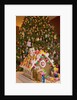 Gingerbread House and Christmas Tree by Anonymous
