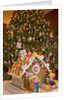 Gingerbread House and Christmas Tree by Anonymous