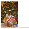 Gingerbread House and Christmas Tree by Anonymous