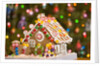Gingerbread House at Christmas by Anonymous