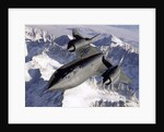 NASA SR-71 Research Aircraft in Flight by Anonymous
