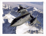 NASA SR-71 Research Aircraft in Flight by Anonymous