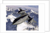 NASA SR-71 Research Aircraft in Flight by Anonymous